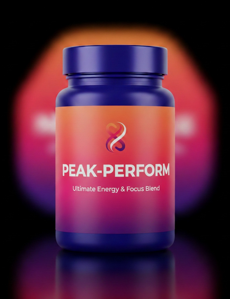 Peak-Perform package and product bottle